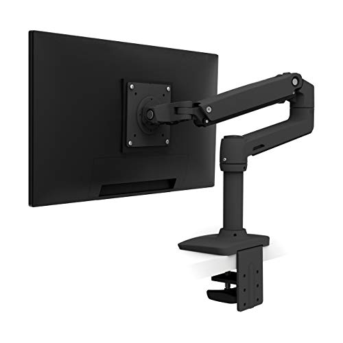 Ergotron – LX Single Monitor Arm, VESA Desk Mount – for Monitors Up to 34 Inches, 3.2 to 11.3 kg – Matte Black