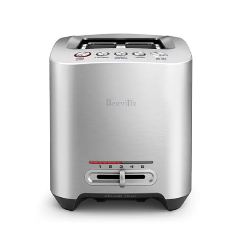 Breville Smart Toaster, Brushed Stainless Steel BTA825BSS