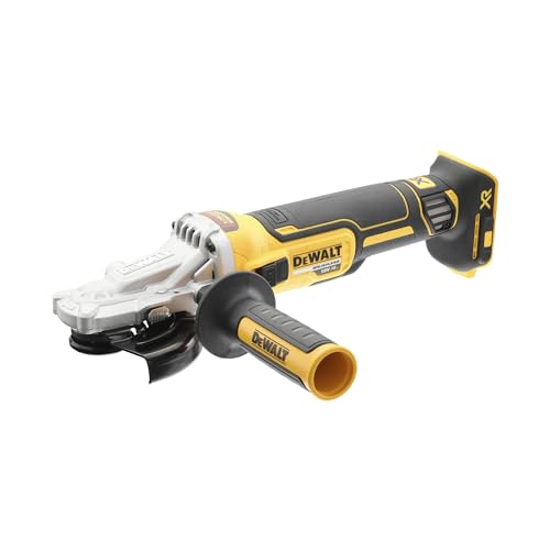 DeWalt 18V XR Bare Unit Brushless Flat Head Angle Grinder, 125 mm