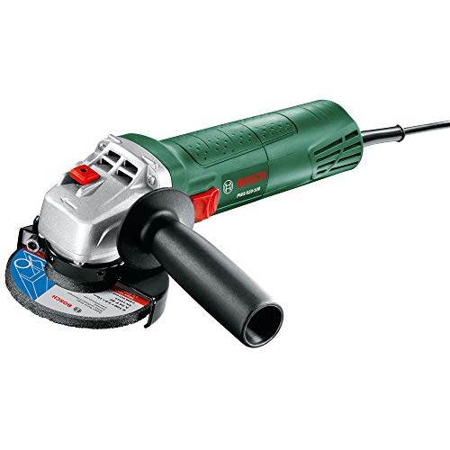 Bosch 620W Corded Electric Angle Grinder 100 mm Includes Grinding Disc, for Grinding, Cutting, Brushing and Sanding (PWS 620-100)