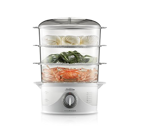 Sunbeam ST6650 Vitasteam Deluxe 3 Tier Electric Food Steamer