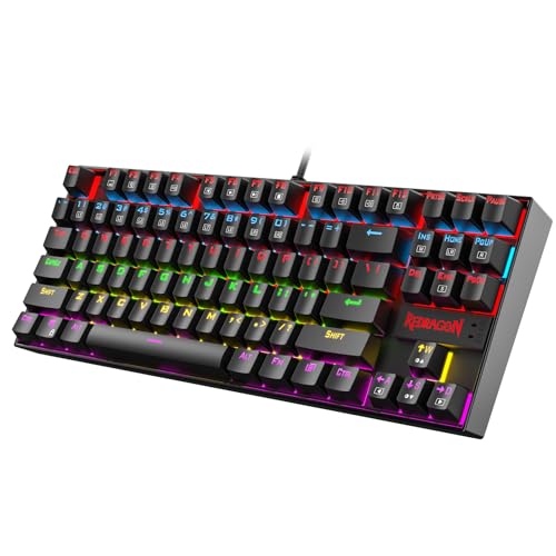 Redragon K552 Mechanical Gaming Keyboard RGB LED Rainbow Backlit Wired Keyboard