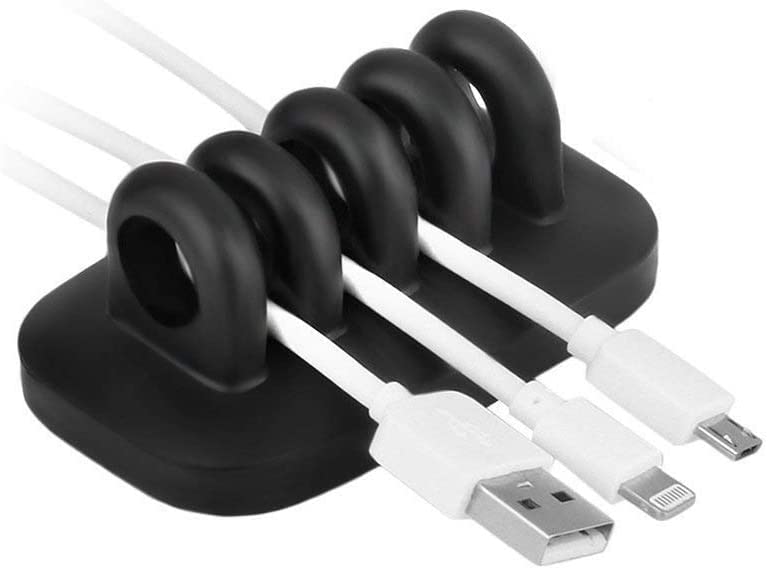 Idealstanley Cable Clip Holder Weighted Desktop Cord Management