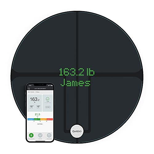 QardioBase2 WiFi Smart Scale and Body Analyzer: Monitor Weight, BMI and Body Composition, Easily Store, Track and Share Data. Free app for iOS, Android, Kindle. Works with Apple Health.