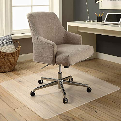 Chair Mat for Hard Floors, Heavy Duty Office Chair Mat Transparent Durable Hardwood Floor Protector with Non-Studded Bottom, BPA and Phthalate Free, Upgraded Version 2mm Thick 48 x 36 Inches